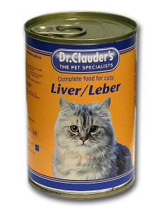 Консервы для кошек Dr.Clauder's ( печень, 415 г. )