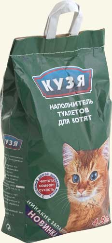 Наполнитель Кузя для котят 4,5л