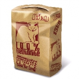 Наполнитель комкующийся Bentonite для кошек и котят (15 кг)